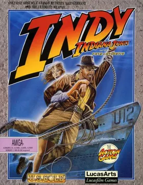 Indiana Jones and the Fate of Atlantis - The Action Game box cover front